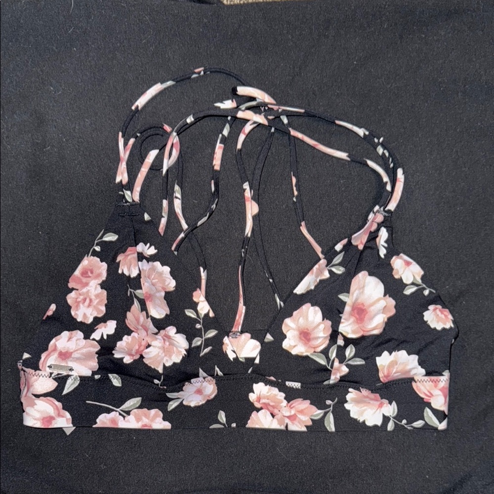 Floral Strappy Bralette